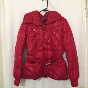 Guess Bright pink girls jacket size large